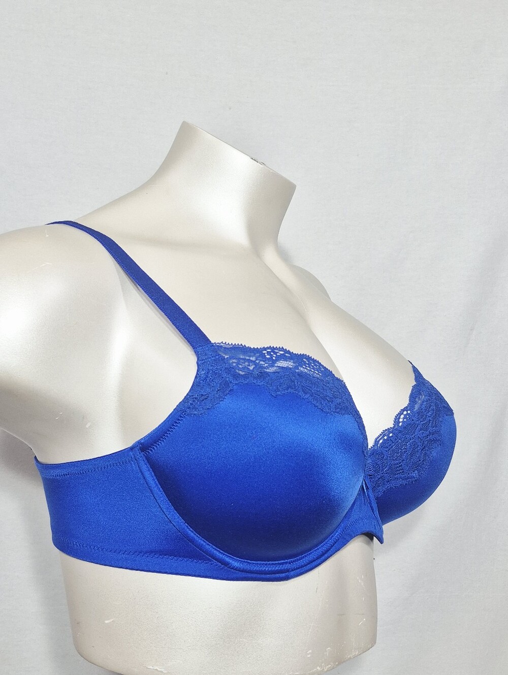 38D Wacoal b.tempt'd 953223 Always Composed T-Shirt UW Bra Blue - Picture 2 of 12